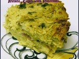 Potato Kugel with Pastrami