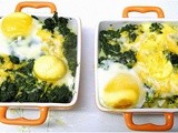 Potato, Spinach, Egg Bake