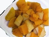 Roasted Kabocha and Parsnips with Maple Glaze