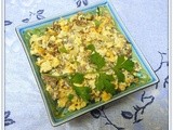 Scrambled Eggs with Meat and Onions - An Edible Mosaic