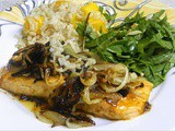 Spicy Salmon with Caramelized Onions