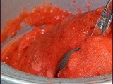 Strawberry Basil Sorbet