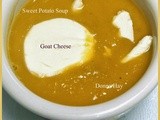 Sweet Potato Soup with Goat’s Cheese