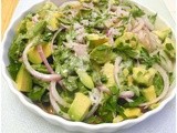 Tomato, Onion, Avocado Salad