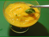 Two Minute Mango Coconut Sorbet