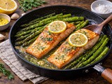 Hitro kosilo: Losos s šparglji in limono v 15 minutah