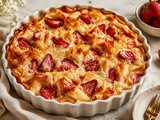 Pita iz vlečenega testa z jagodami