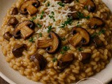 Rižota z jurčki in parmezanom