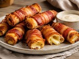 Toast palčke s sirom in slanino