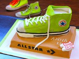 Converse shoe cake