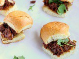 Indian Sloppy-Joe sliders