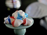 Star spangled meringues