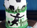 Swiss meringue buttercream and the soccer cake
