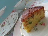 Orange, Pistachio and Avocado Cake