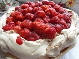 Strawberry Pavlova