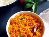 Carrot Poriyal | Carrot Stir Fry