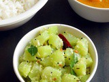 Chow Chow Poriyal | South Indian Chayote Squash