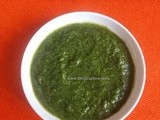 Green Chutney for Chaat Recipe