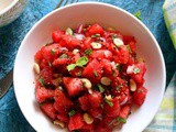 Indian Watermelon Salad | Watermelon Mint Salad