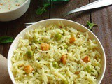 Mint Peas Pulao | Pudina Matar Pulao