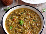 Punjabi Green Moong Dal Recipe | Sabut Moong Dal