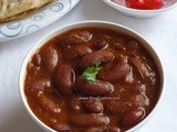 Simple Rajma Masala Curry / Red Kidney Beans Curry