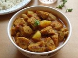Soya Chunks Potato Curry