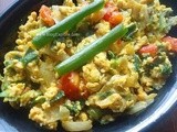 Spring Onion Egg Bhurji | Scrambled Eggs