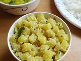 Vazhaithandu Poriyal | Banana Stem Stir Fry