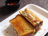 Vegetable Mayonnaise Sandwich Recipe | Veg Mayo Sandwich