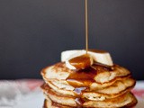 Banana Pancakes with Coconut Caramel Syrup