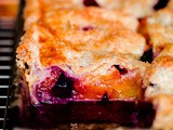 Blueberry Peach Slab Pie