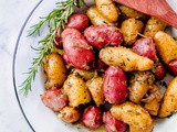 Braised Fingerling Potatoes with Garlic, Shallots, and Fresh Herbs