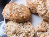 Cheddar Biscuits with Black Pepper Honey Glaze