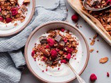 Chocolate Chunk Raspberry Granola