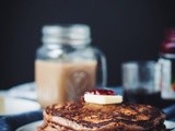 Chocolate Raspberry Swirl Pancakes