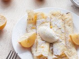 Crepes with Whipped Meyer Lemon Ricotta