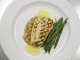 Day 50: Grilled Rockfish, Potato Risotto, & Blueberry Tartlets