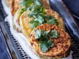 Eggplant with Roasted Garlic Yogurt Sauce