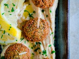 Falafel Bites with Lemon Twist Hummus