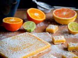 Four Citrus Coconut Shortbread Bars