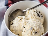 Ginger Ice Cream with Chocolate Bits