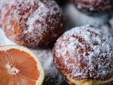 Grapefruit Curd Stuffed Doughnuts