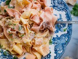 Homemade Pappardelle Pasta (two ways!)