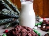 M&m Holiday Mint Chocolate Cookies