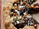 Mushroom Goat Cheese Galette