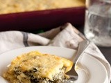 Polenta Al Forno with Collard Greens, Cheddar & Ricotta