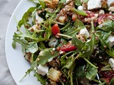 Red Quinoa Arugula Salad