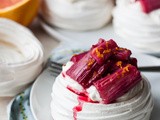 Rhubarb Meringue Cups