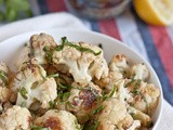 Roasted Cauliflower with Lemon and Tahini